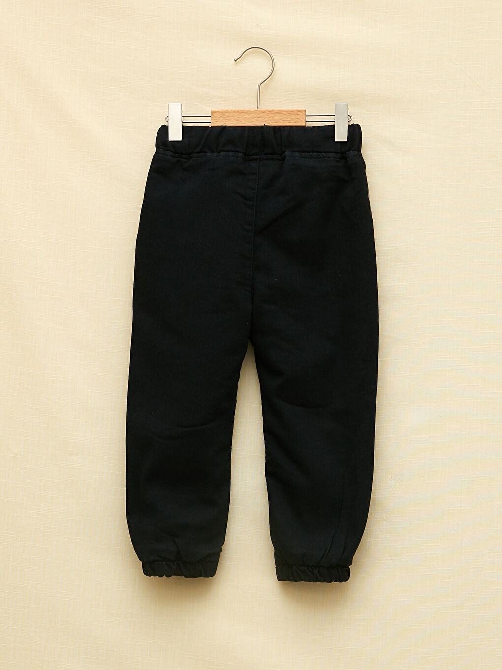 LCW baby Siyah Beli Lastikli Basic Erkek Bebek Jean Pantolon - 1