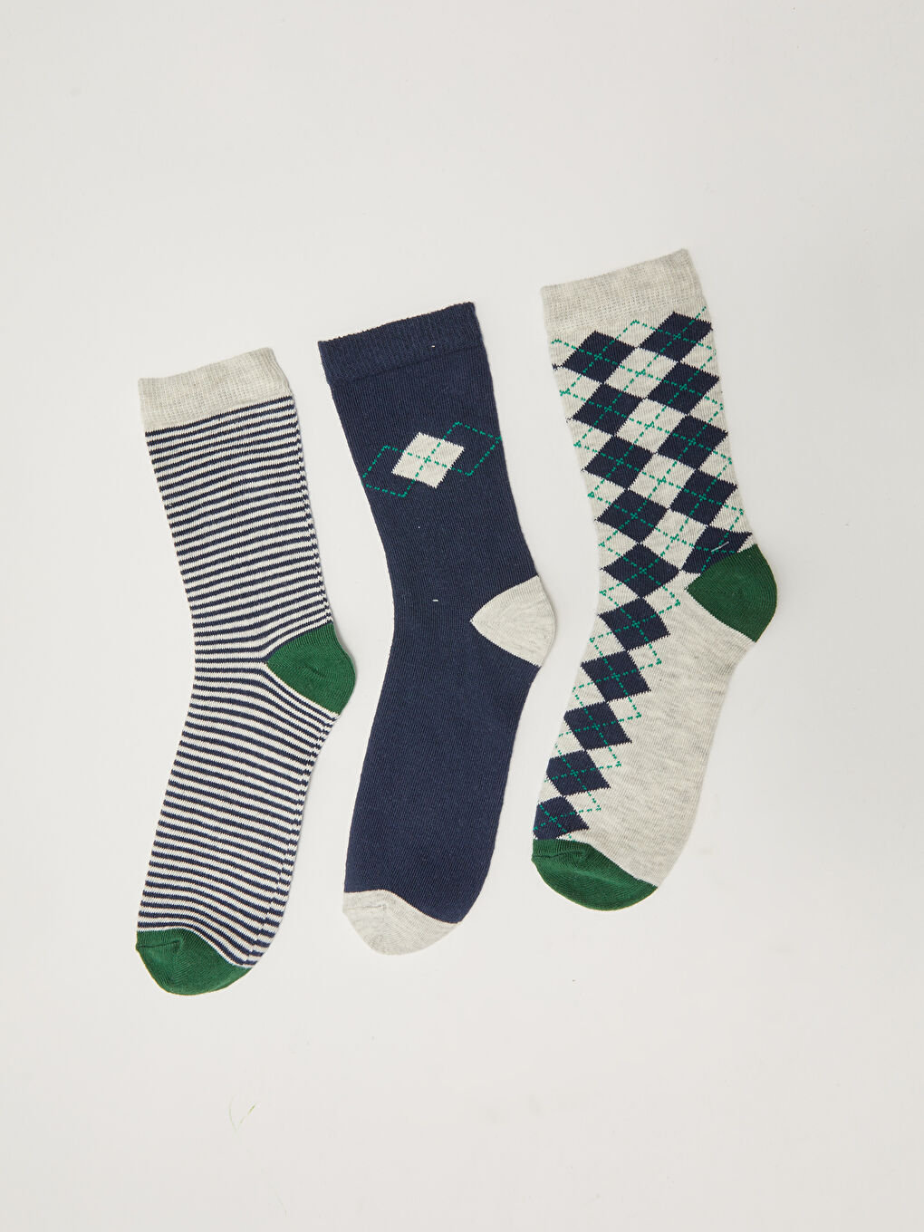 Patterned Boys' Ankle Socks 3-pack-1
