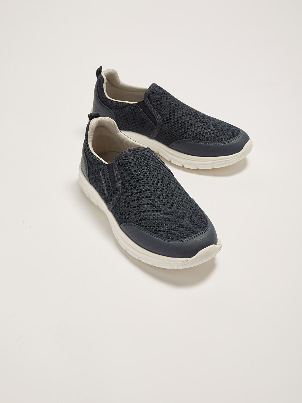 Lacivert File Detaylı Slip On Erkek Aktif Spor Ayakkabı-2