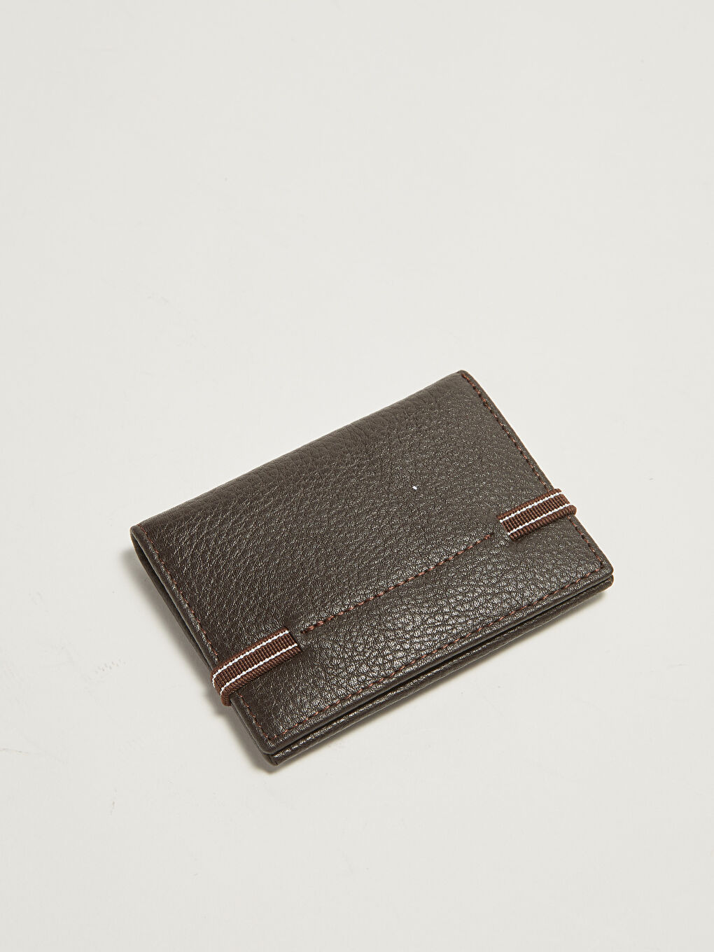 Porte-cartes en cuir véritable pour hommes-1