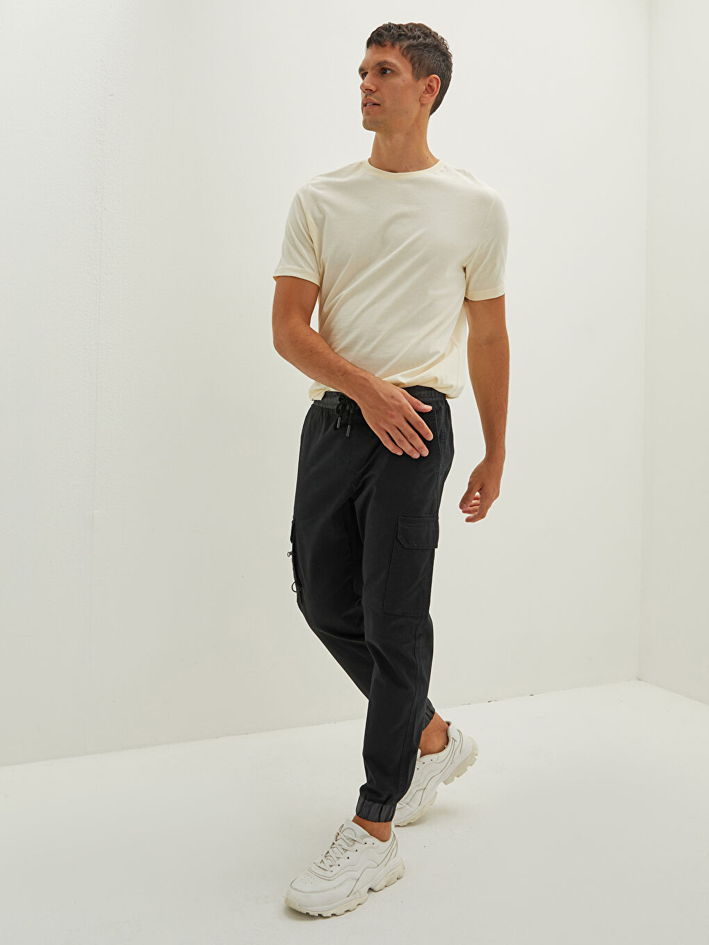 Standard Fit Men's Jogger Trousers-2