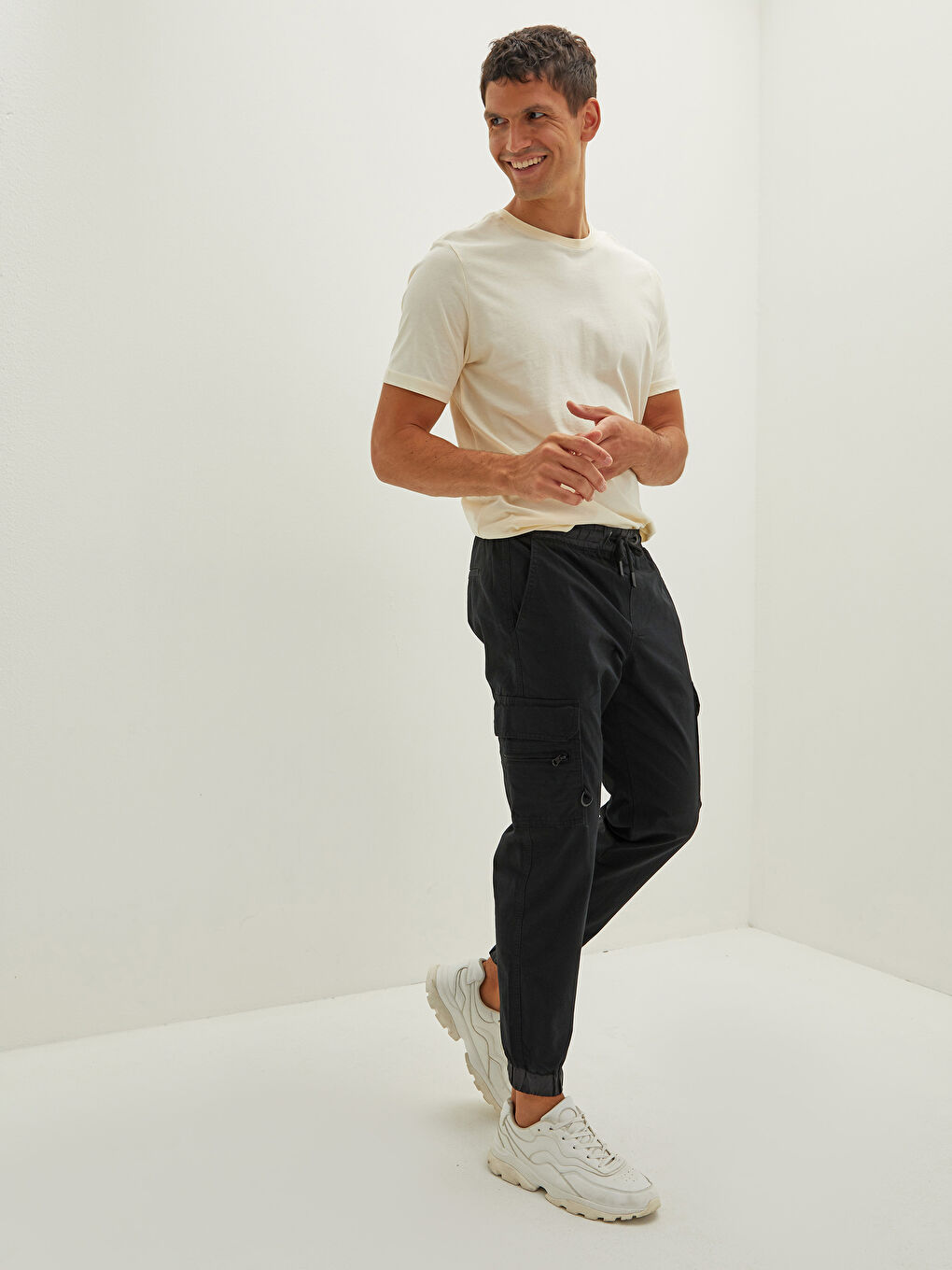 Standard Fit Men's Jogger Trousers-1