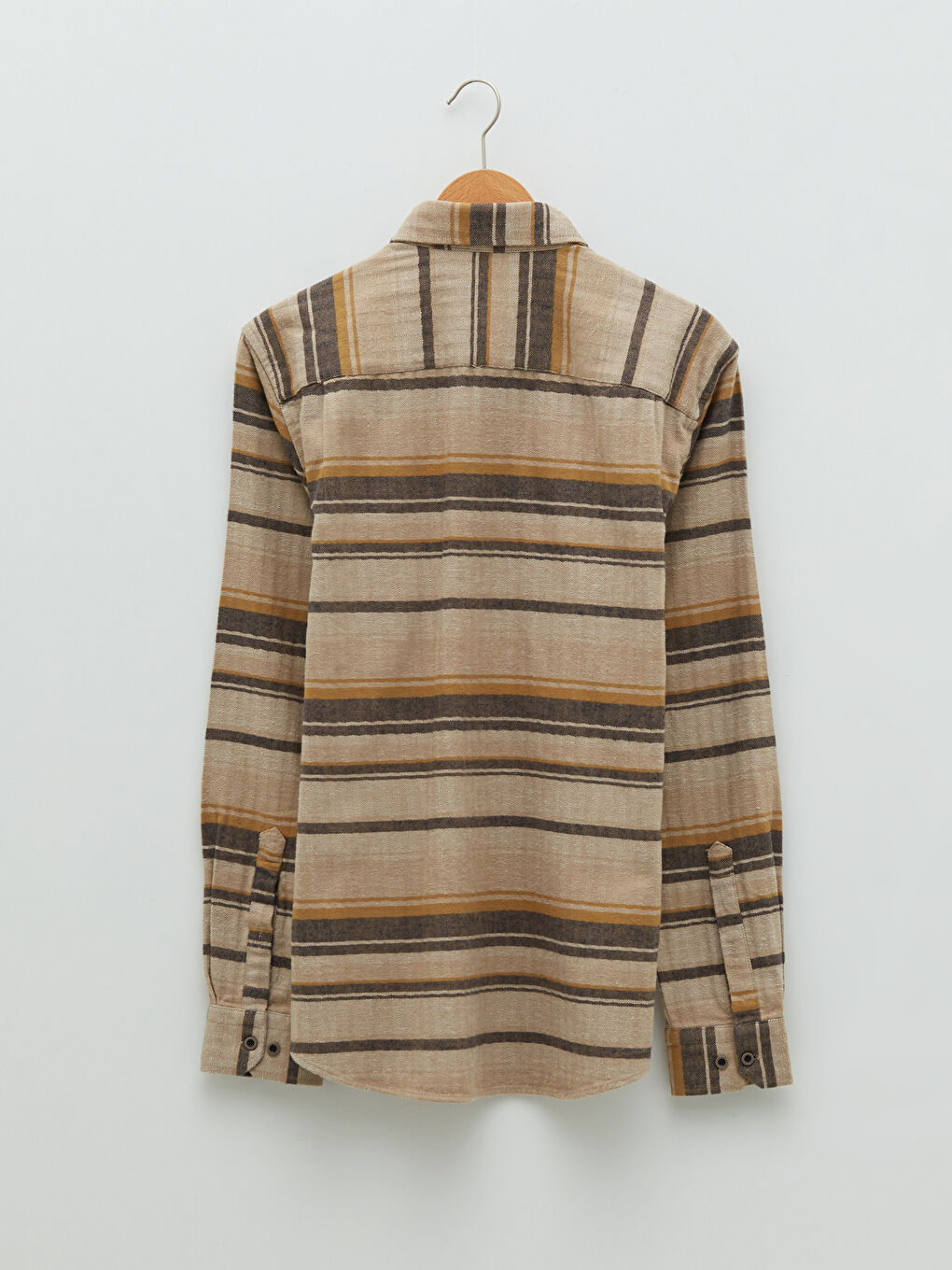 Мужчины Бежевый Верхняя рубашка-6