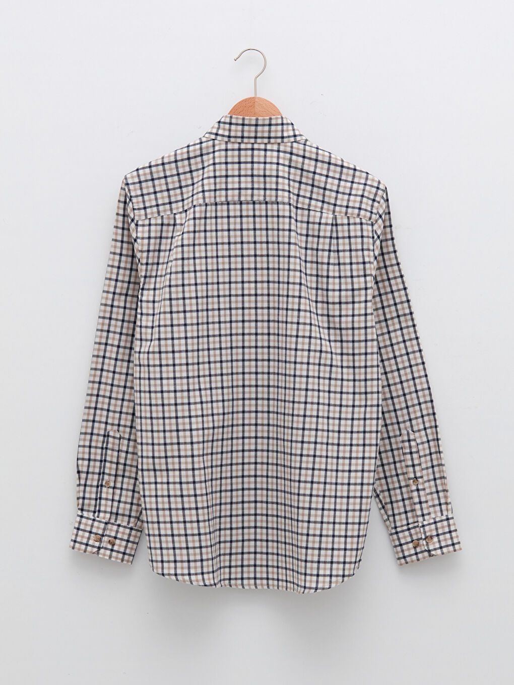 確認ページ LCWAIKIKI Classic Regular Fit Long Sleeve Plaid Men's Shirt