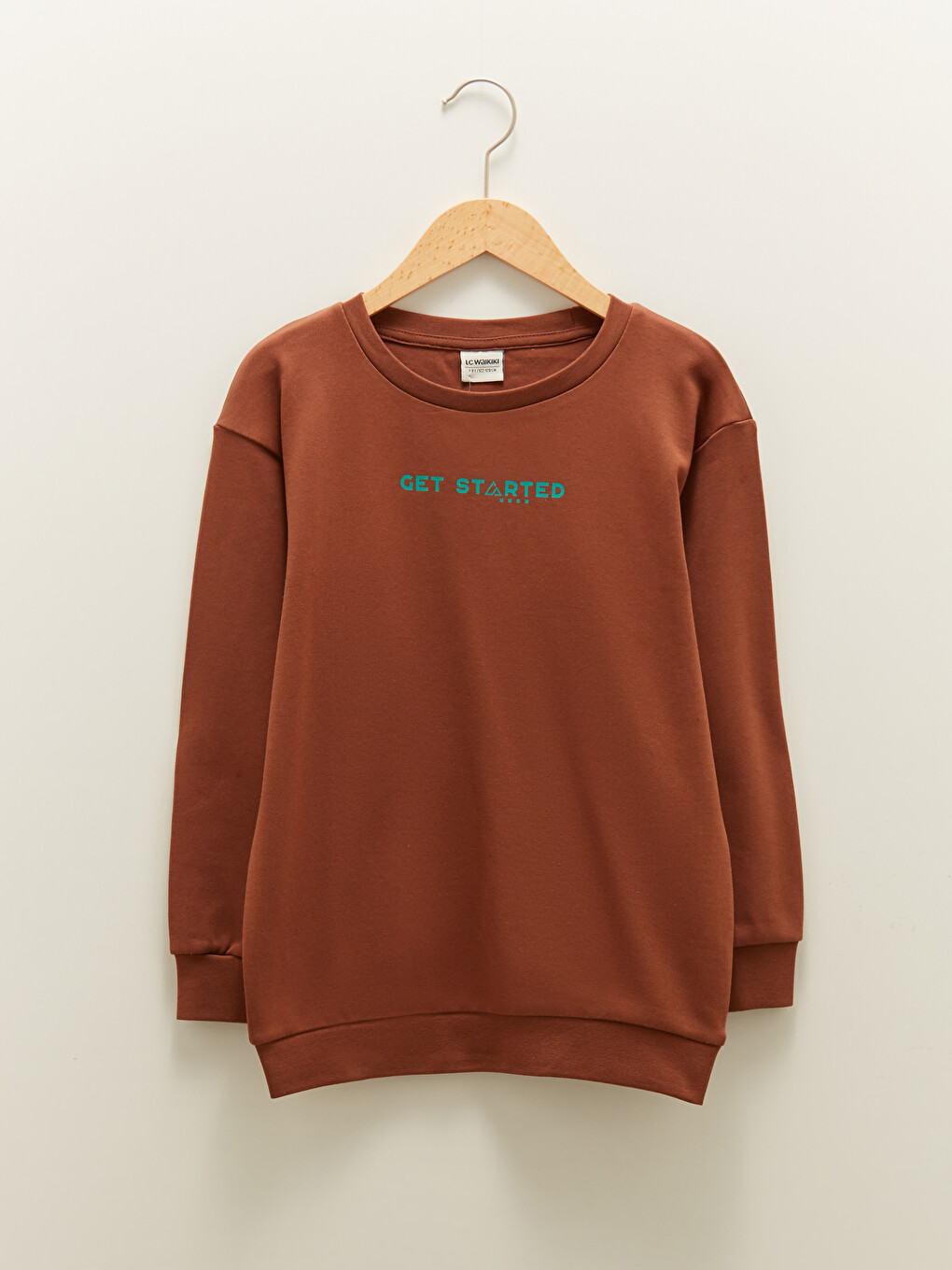 kmじゅんページ LCW Kids Bisiklet Yaka Baskılı Uzun Kollu Erkek Çocuk Sweatshirt