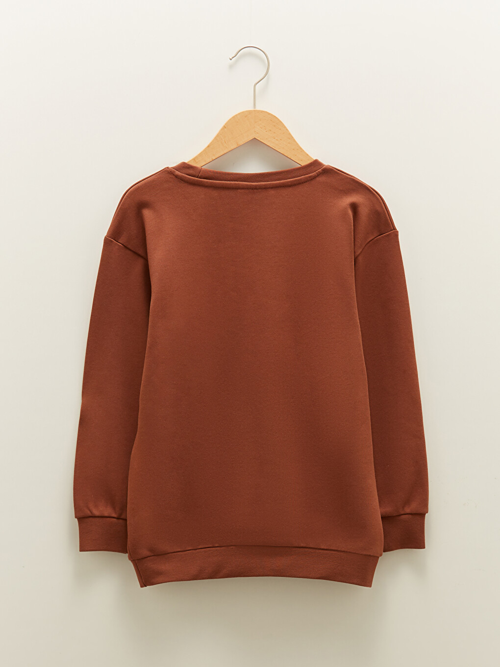 LCW Kids Bisiklet Yaka Baskılı Uzun Kollu Erkek Çocuk Sweatshirt
