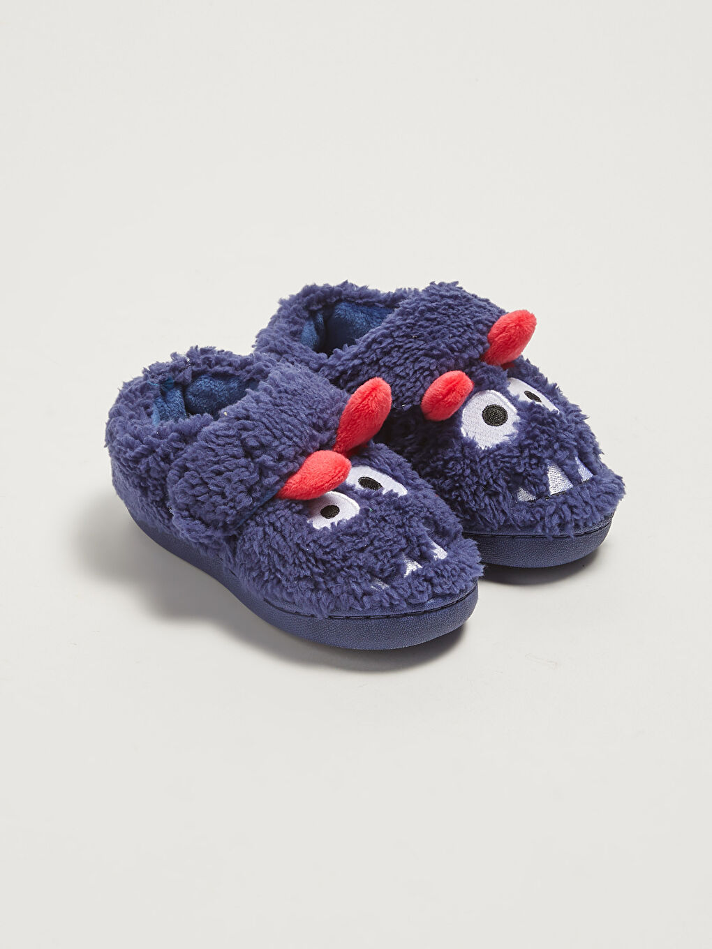 LCW STEPS Embroidery Detailed Hook and Loop Slippers for Baby Boy -W18303Z1-CRP