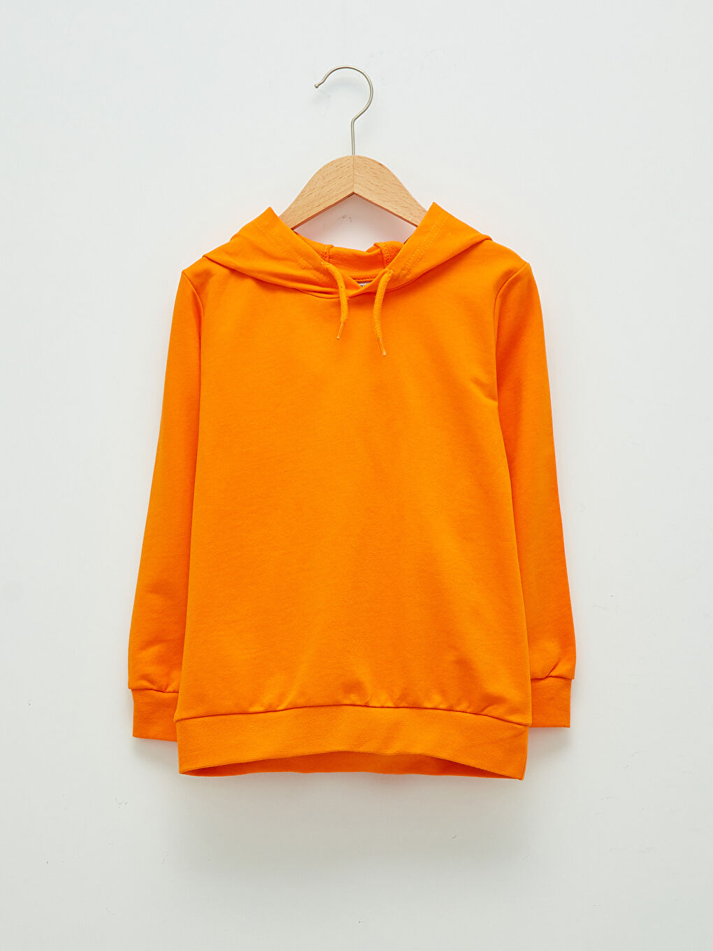 Kapüşonlu Basic Uzun Kollu Erkek Çocuk Sweatshirt