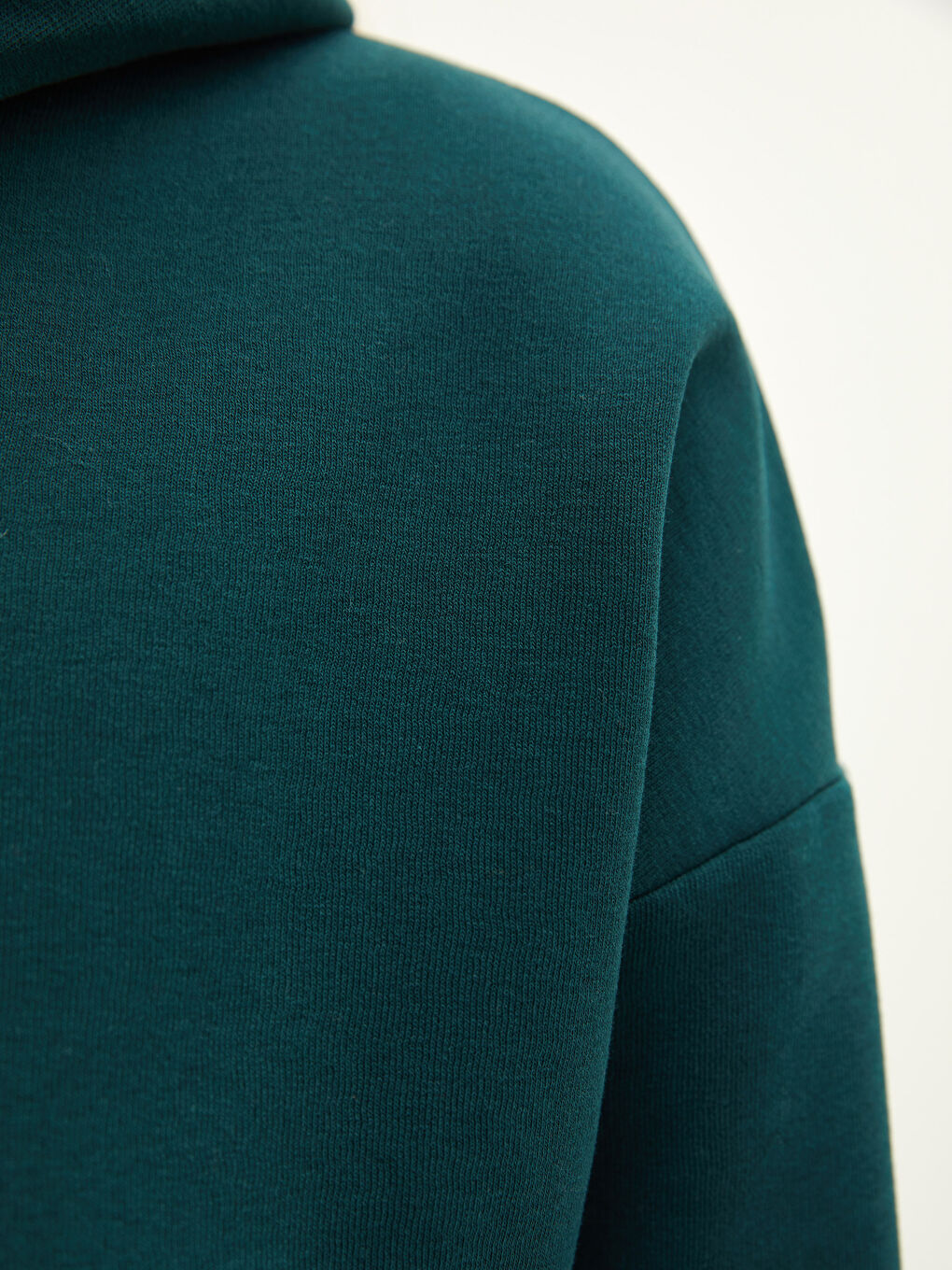 Sweatshirt à capuche uni à manches longues pour Femmes-3