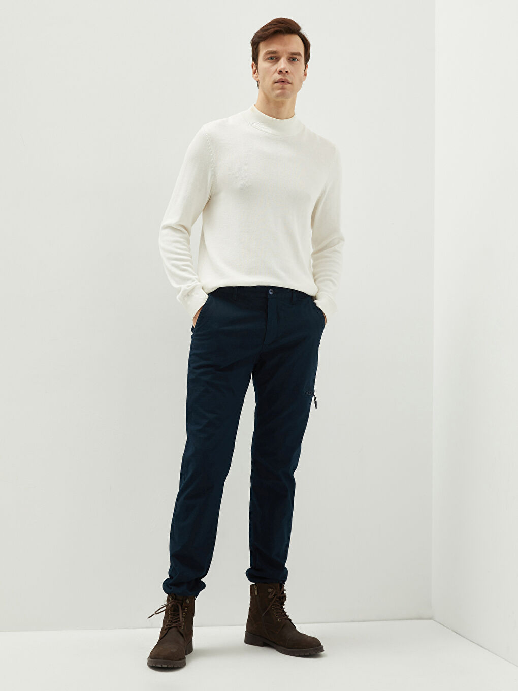 Normal Fit Men's Chino Trousers-1