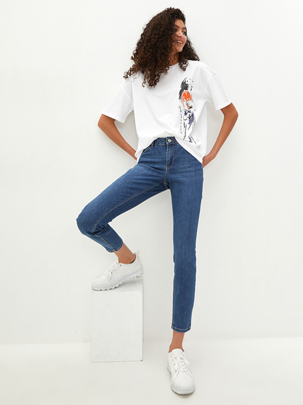 Normal Bel Mercury Skinny Fit Kadın Rodeo Jean Pantolon