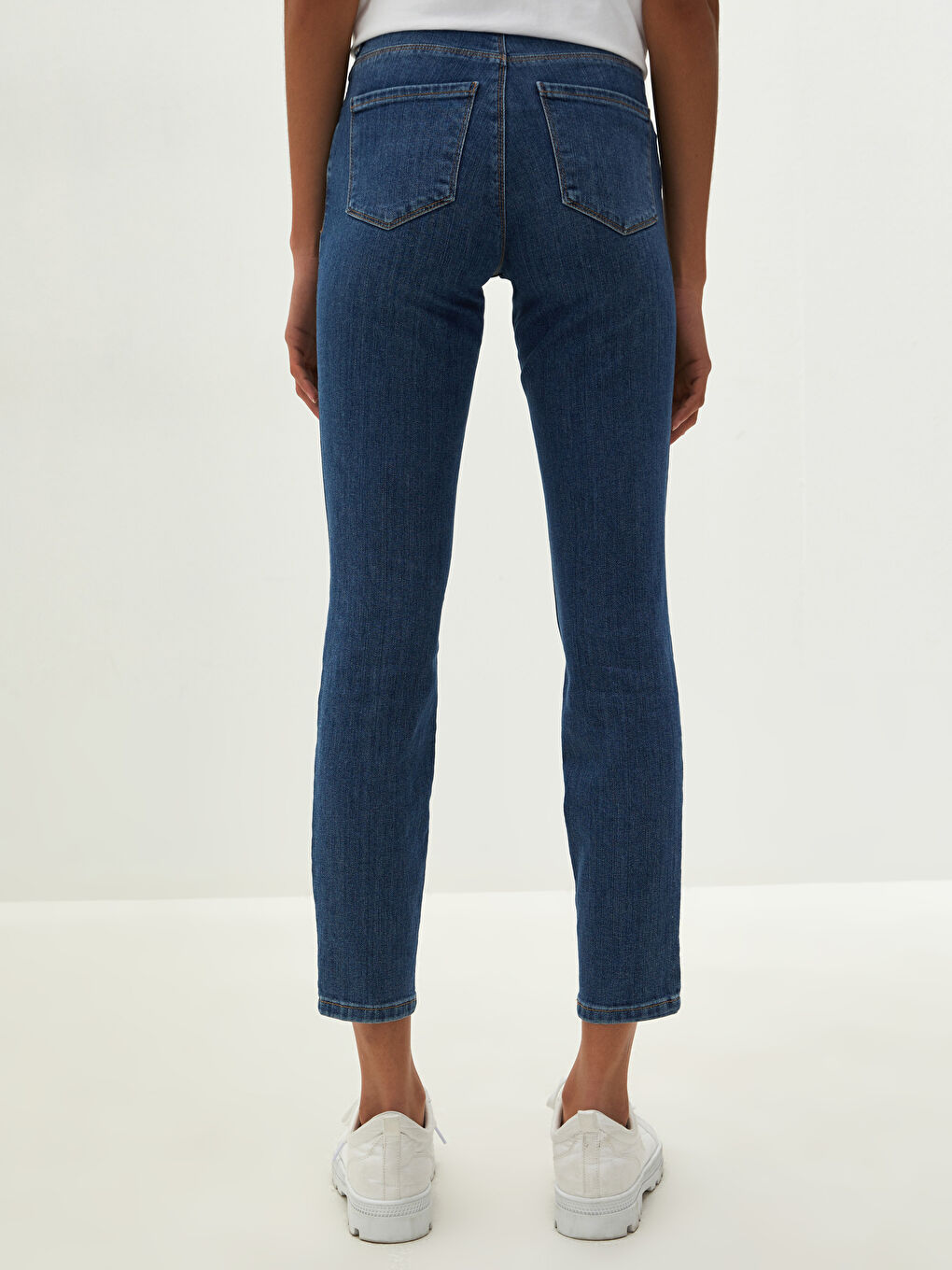Normal Bel Mercury Skinny Fit Kadın Rodeo Jean Pantolon-3