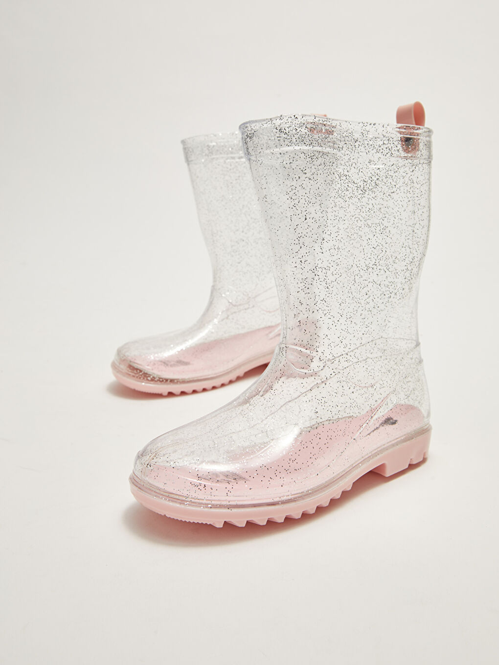 LCW STEPS Transparent Glitter Girls Rain Boots -W18394Z4-G8Z