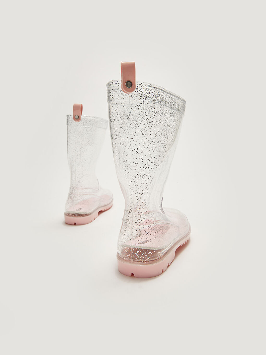 LCW STEPS Transparent Glitter Girls Rain Boots -W18394Z4-G8Z