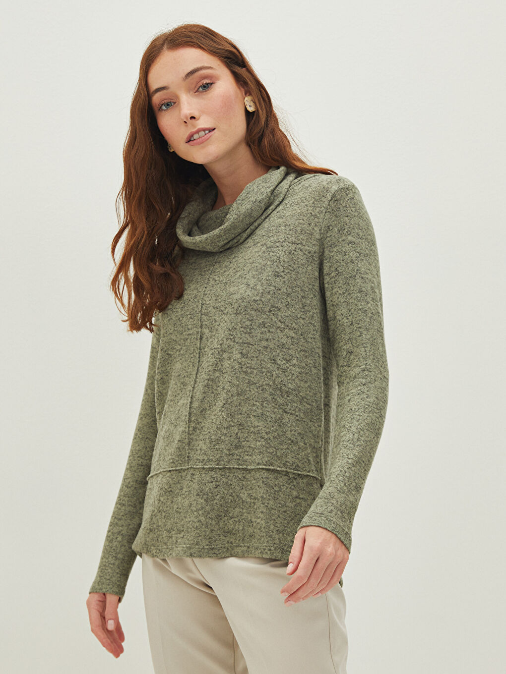 Pull-over à Col rond Régulier Manches longues pour Femmes