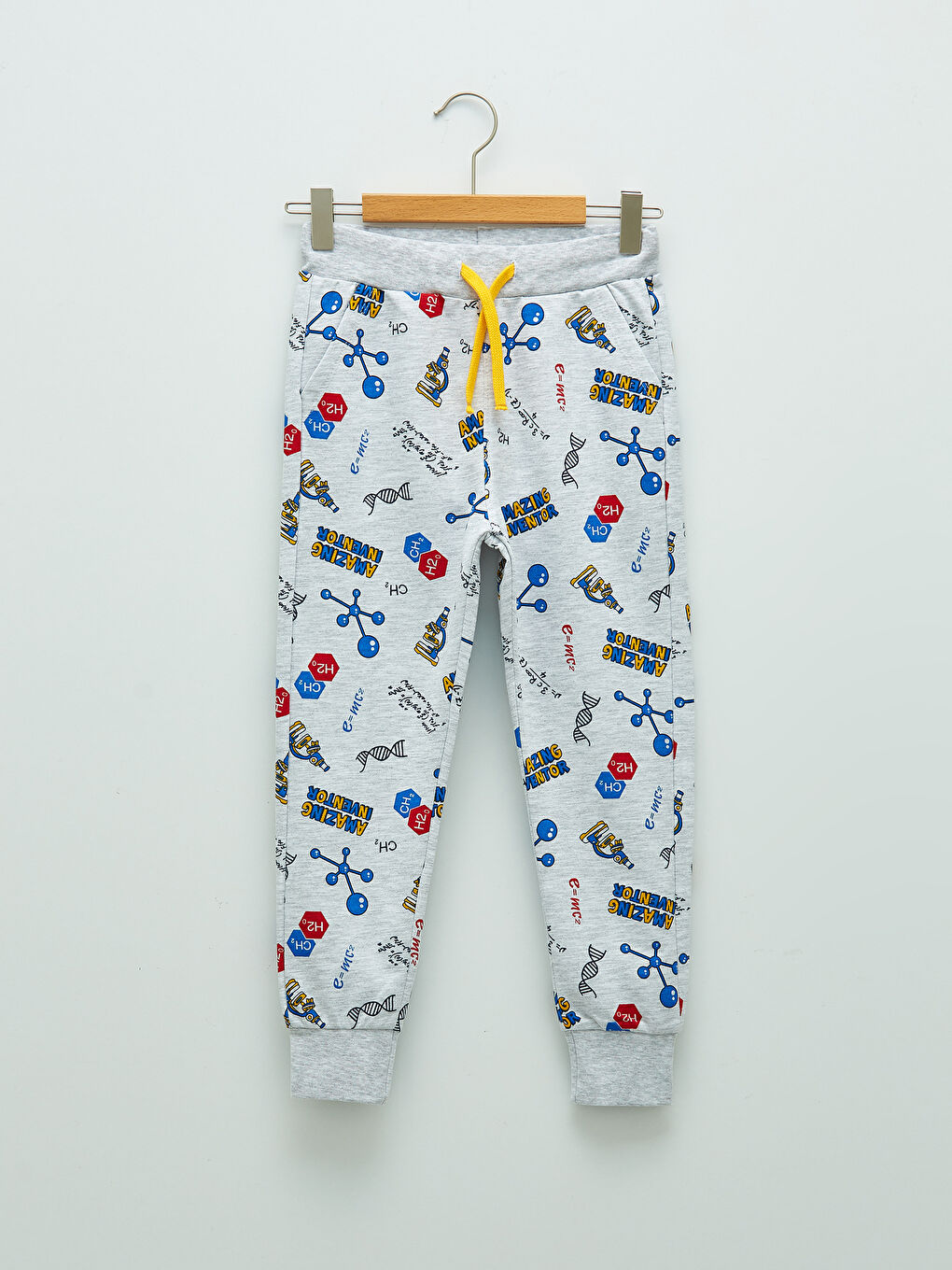 Elastic Waist Printed Boys' Jogger Sweatpants