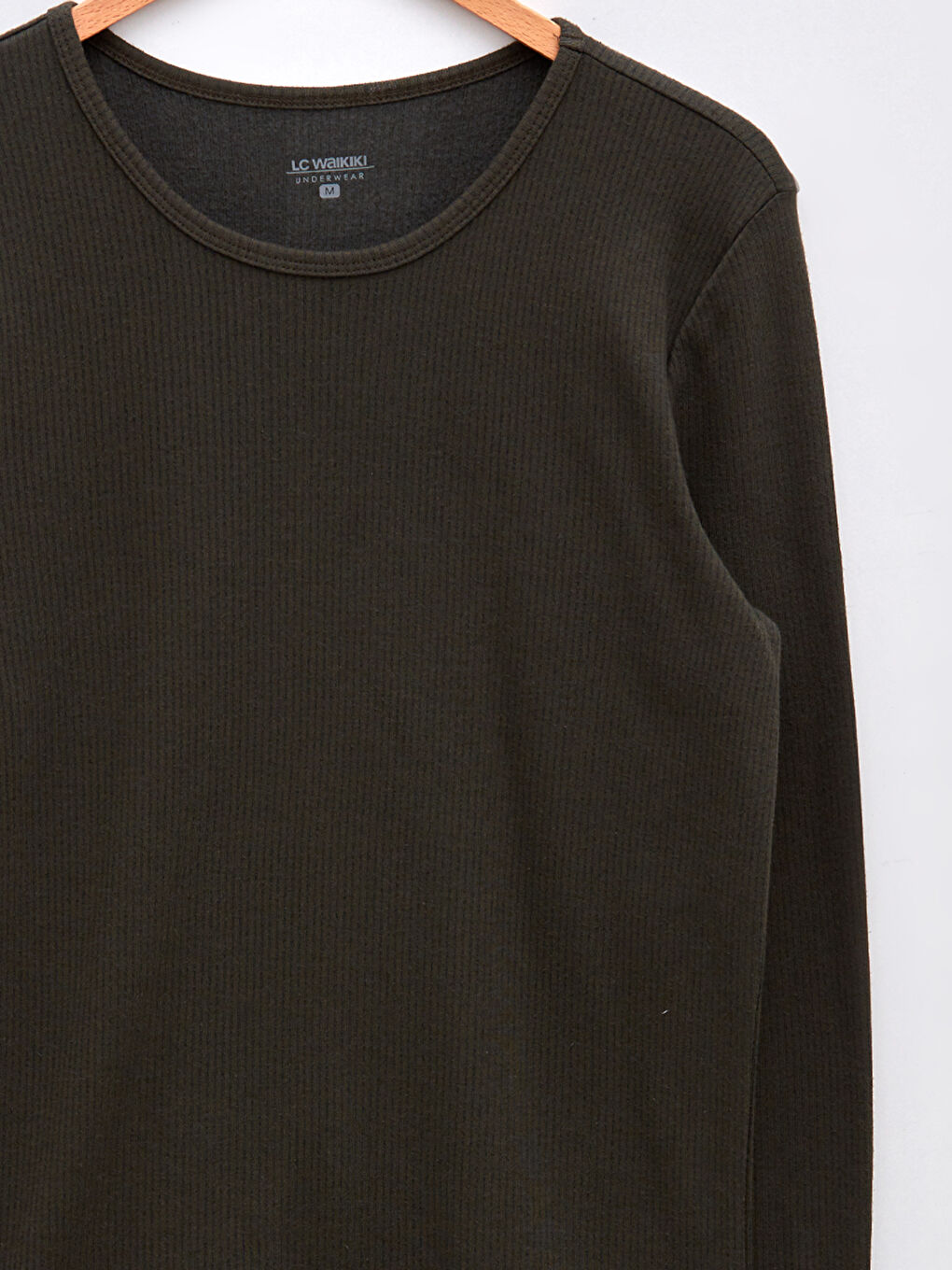 Ерлерге арналған ұзын жеңді дөңгелек жағалы майка-7