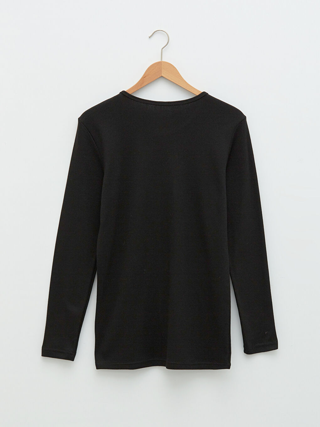 Ерлерге арналған ұзын жеңді дөңгелек жағалы майка-6