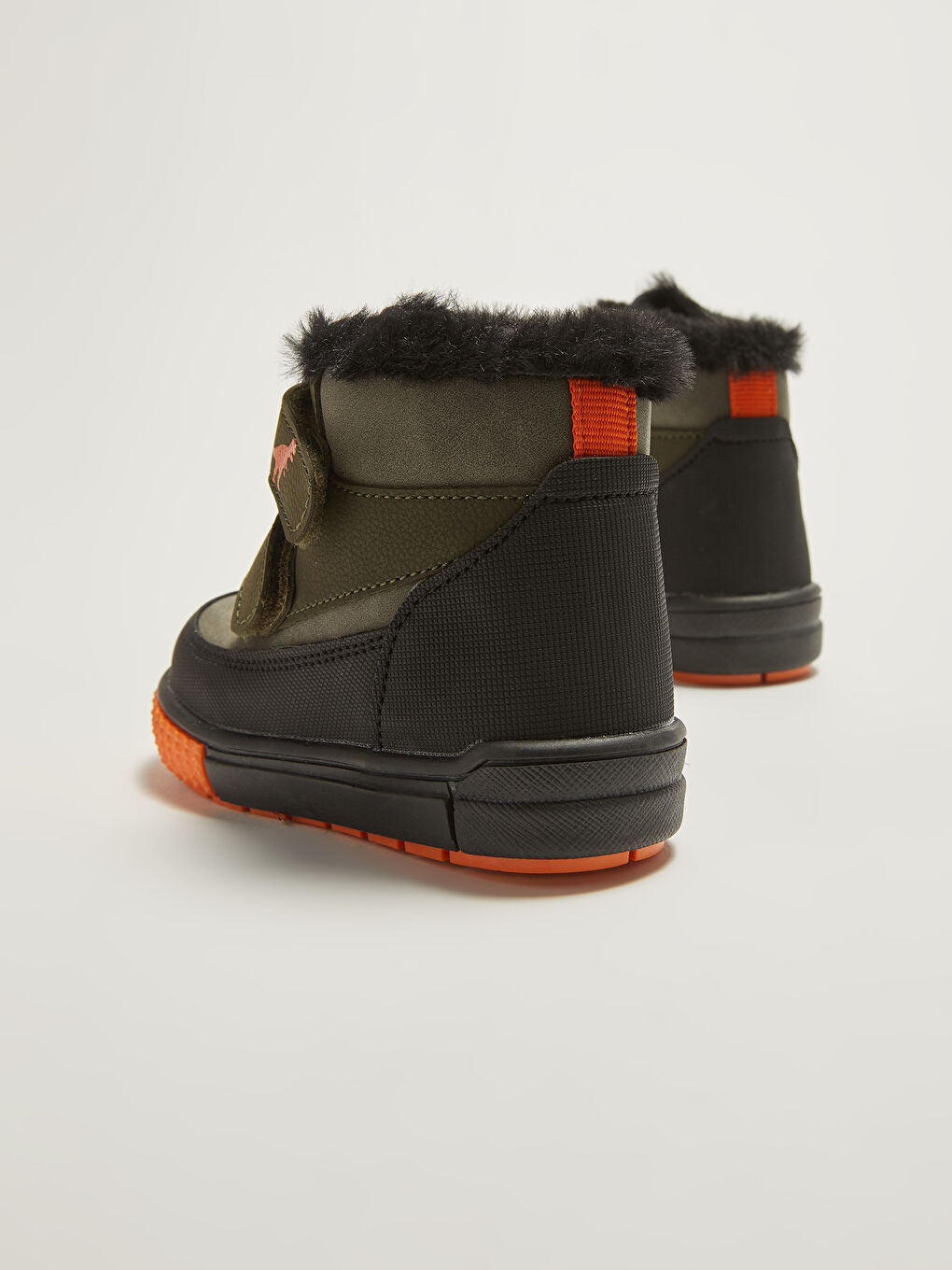 LCW STEPS Velcro Closure Fur Lined Baby Boy Boots -W18523Z1-TJC