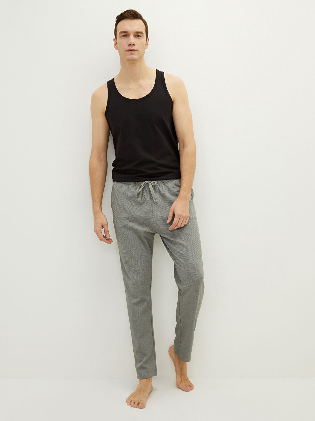 Yeşil Standart Kalıp Erkek Pijama Alt