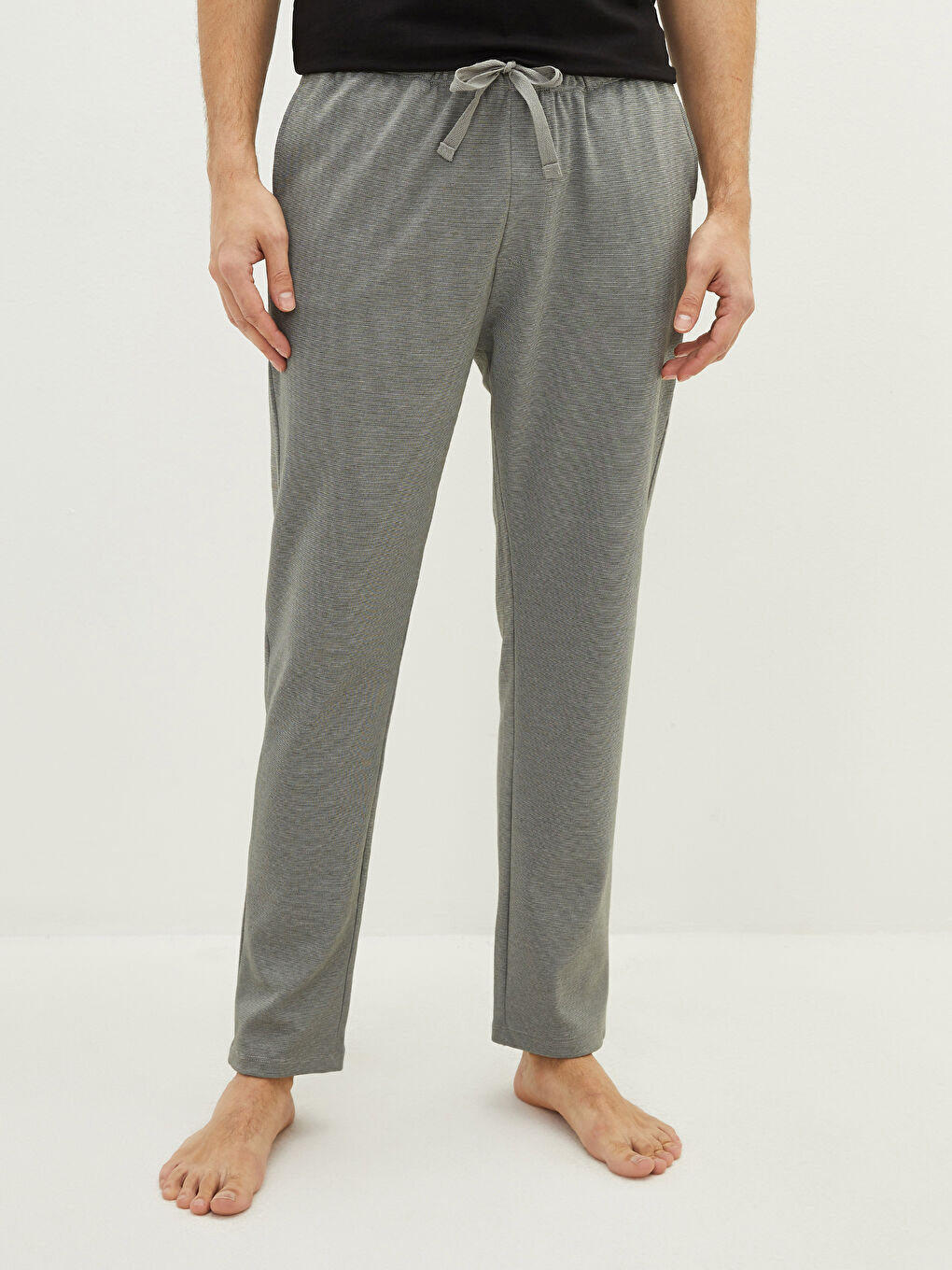 Yeşil Standart Kalıp Erkek Pijama Alt-2