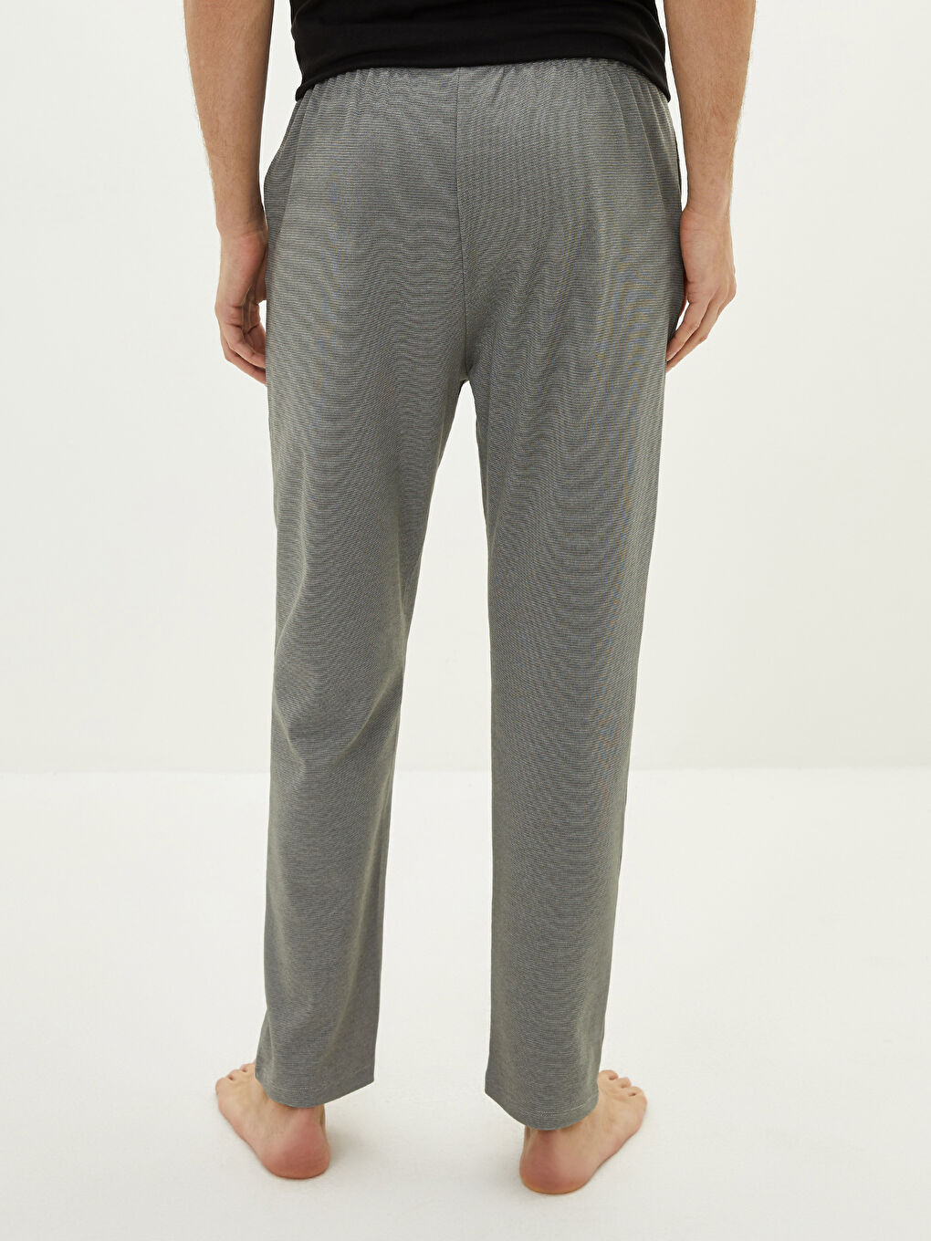 Yeşil Standart Kalıp Erkek Pijama Alt-3