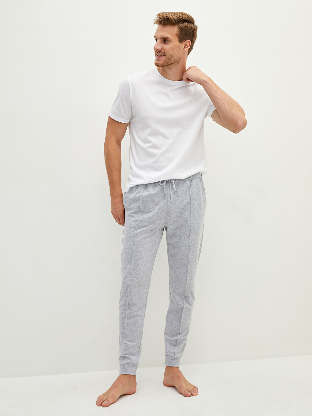 Standard Fit Men's Jogger Pajamas Bottom-2