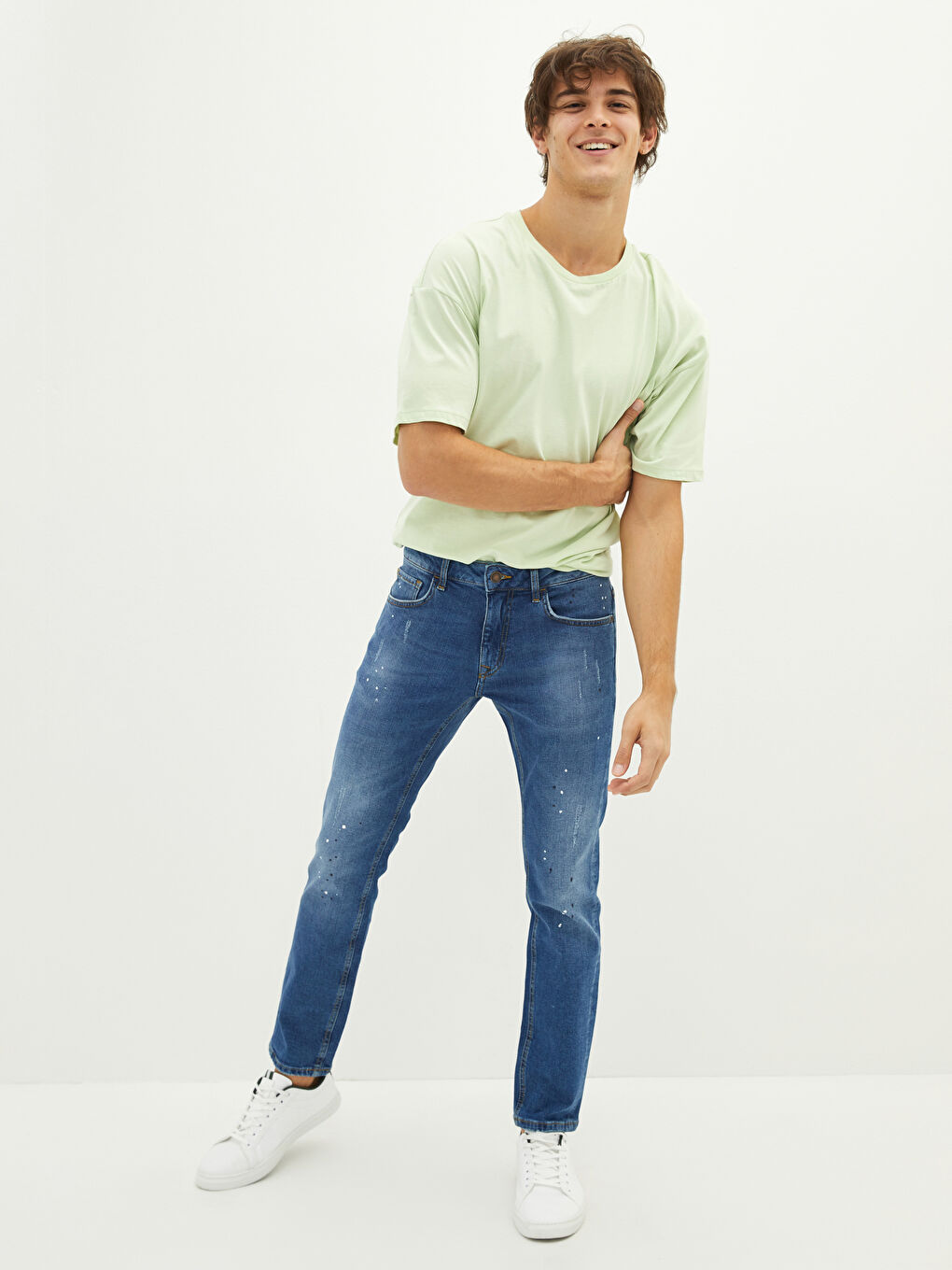 750 Slim Fit Muške Farmerke