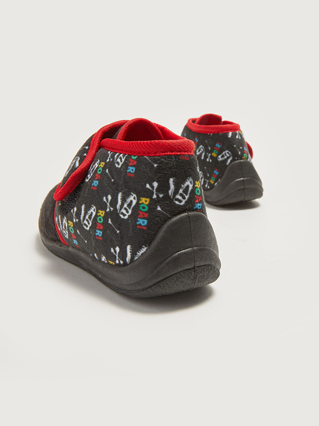 Домашние сапожки-тапочки с принтом и застежкой-липучкой для мальчиков-4