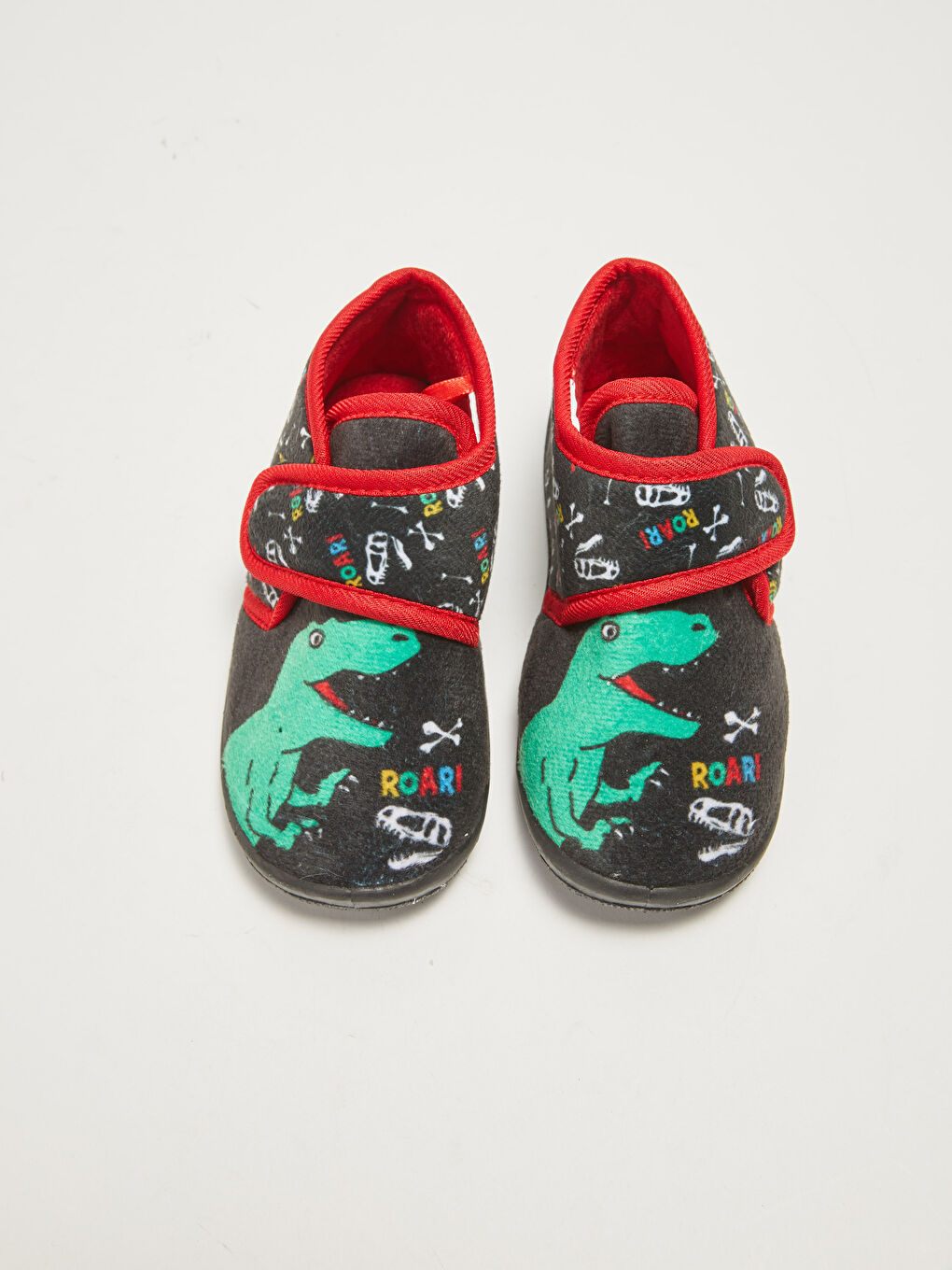 Домашние сапожки-тапочки с принтом и застежкой-липучкой для мальчиков-5