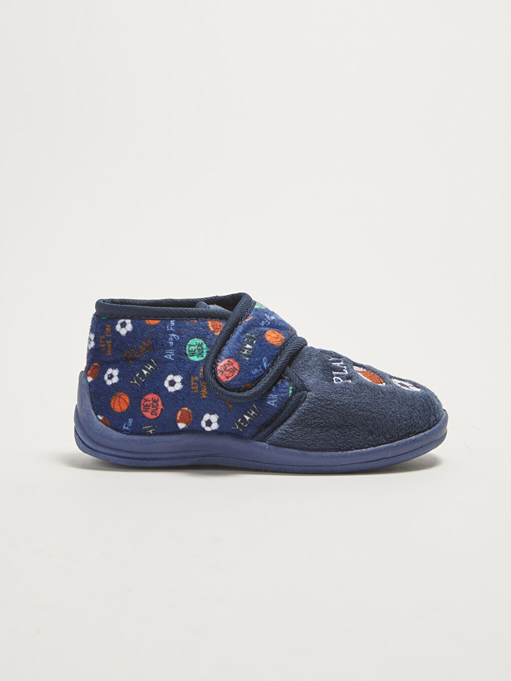 LCW STEPS Embroidery Detailed Velcro Slippers for Boy -W18598Z4-CRP