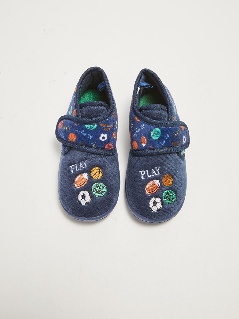 LCW STEPS Embroidery Detailed Velcro Slippers for Boy -W18598Z4-CRP