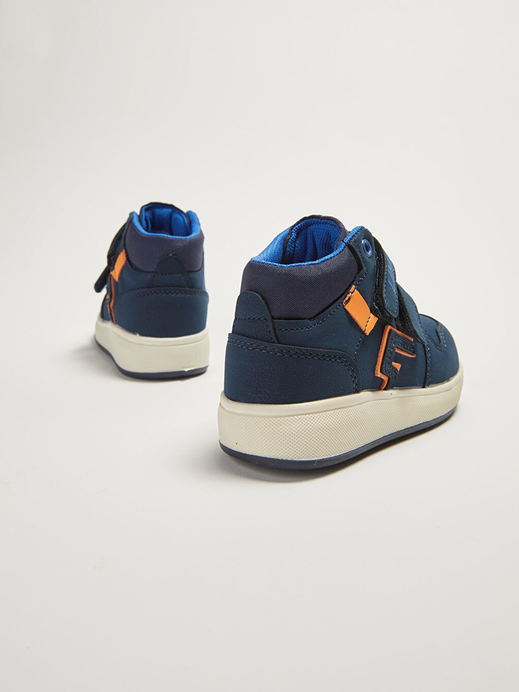 Printed Velcro Closure Baby Boy Casual Ankle Shoes-4