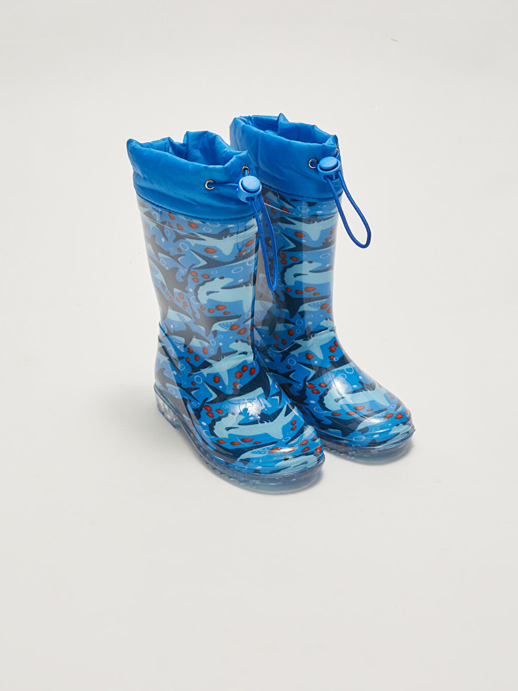 LCW STEPS Elastic Lace Up Boys Rain Boots -W18618Z4-RRH