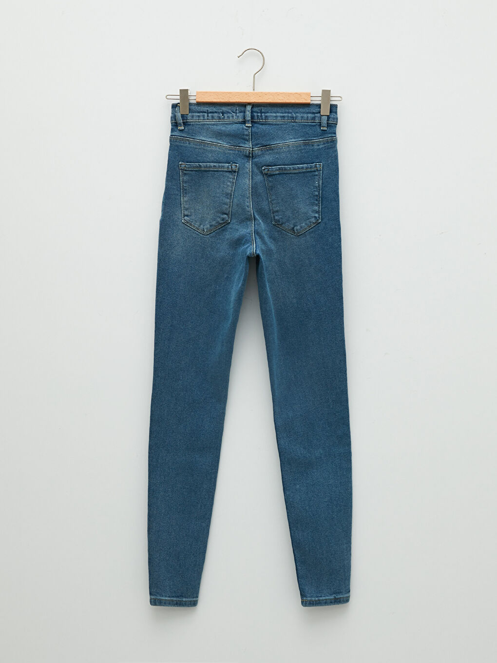 İndigo Yüksek Bel Jüpiter Süper Skinny Fit Kadın Jean Pantolon-6