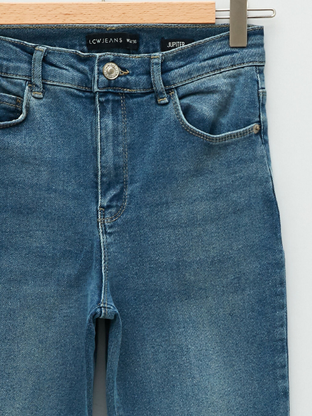 İndigo Yüksek Bel Jüpiter Süper Skinny Fit Kadın Jean Pantolon-7