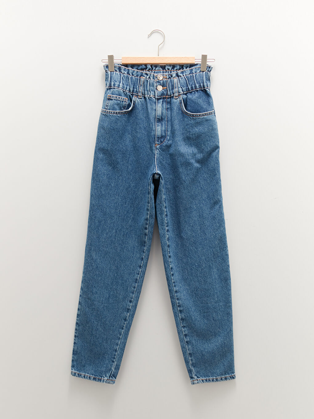 LCW Jeans High Waist Slouchy Pocket Detailed Women's Rodeo Jeans -W18677Z8-507