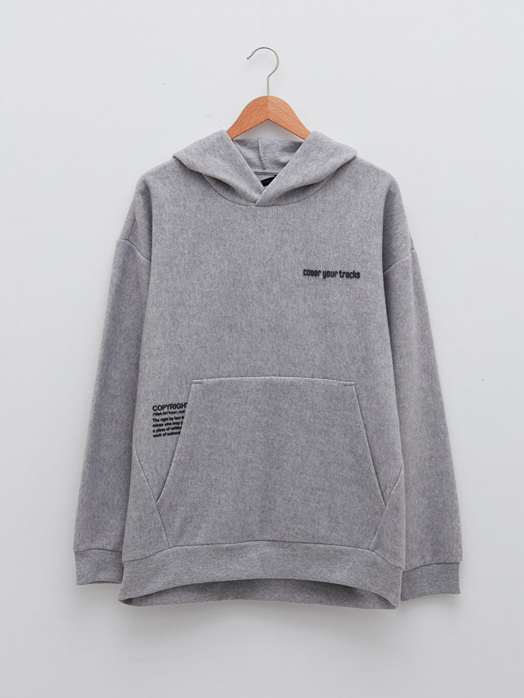 Long Sleeve Printed Men's Thick Hoodie-5