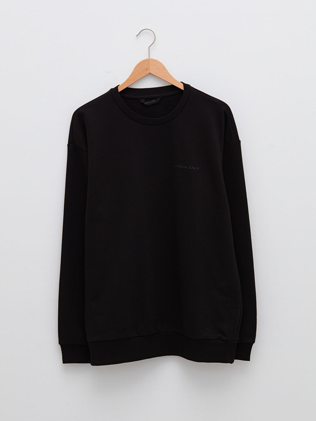 Rundhalsausschnitt Langarm Bedrucktes Herren-Sweatshirt-5