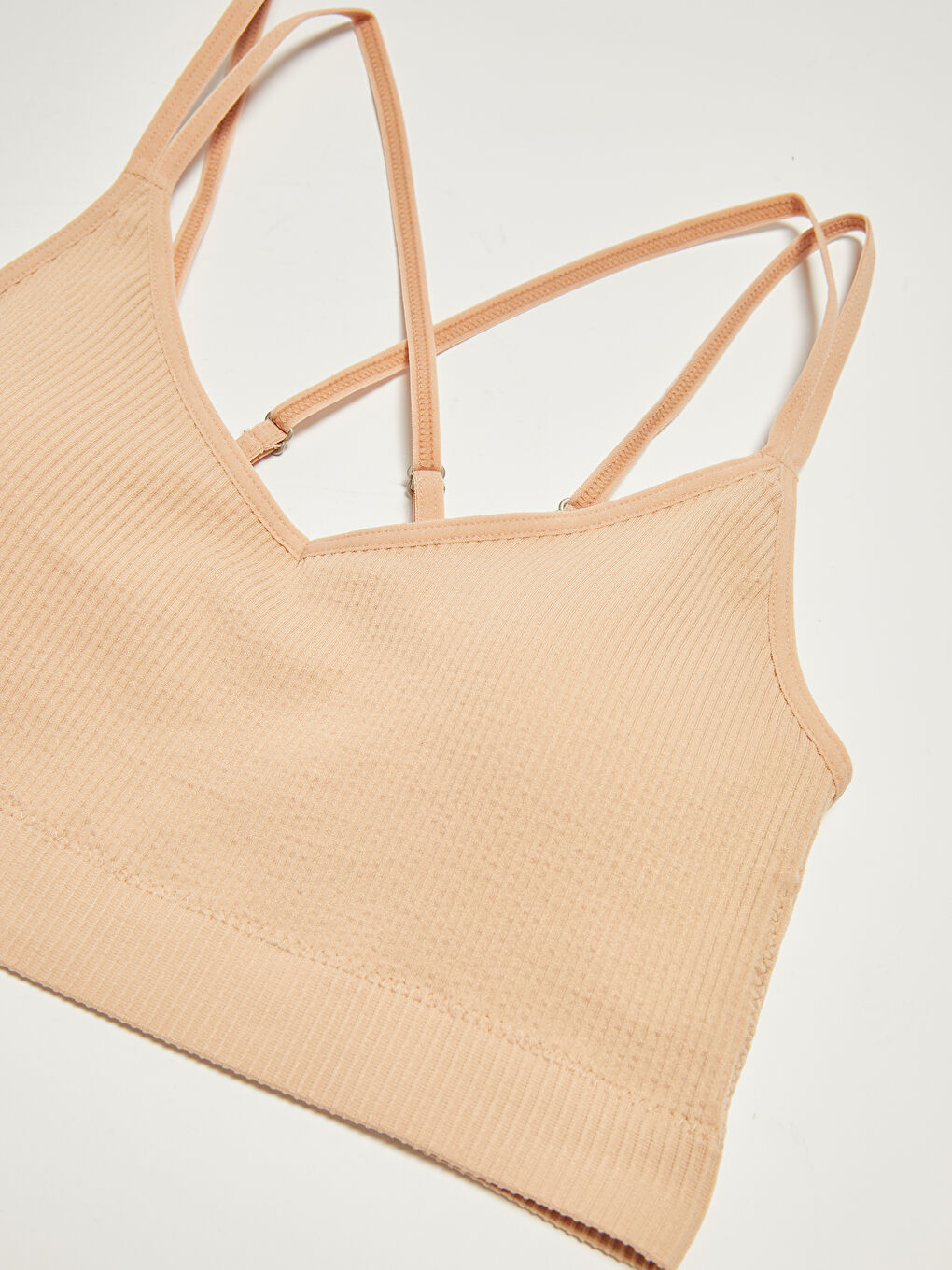 LCW DREAM Überkreuztes Gerades Bustier-Top -W18758Z8-FLU