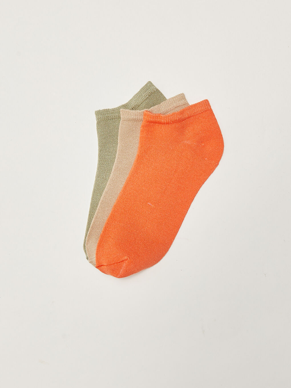 Women's Plain Trainer Socks 3-pack