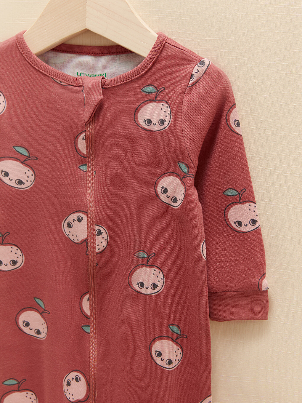 Crew Neck Long Sleeve Printed Baby Girl Jumpsuit, Pack of 2-3