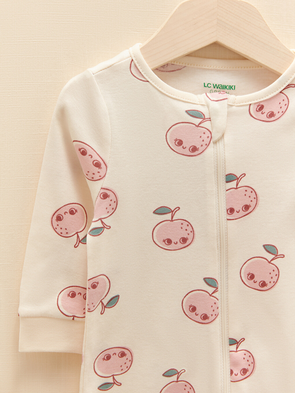 Crew Neck Long Sleeve Printed Baby Girl Jumpsuit, Pack of 2-6