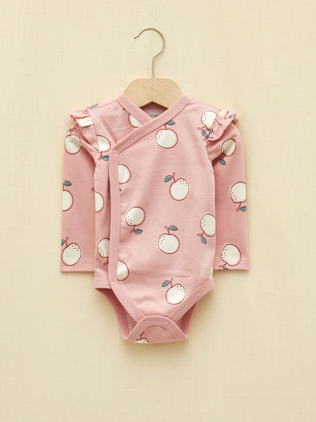 LCW baby Long Sleeve Printed Baby Girl Body with Snap Crotch 2-Pack -W18826Z1-FDL