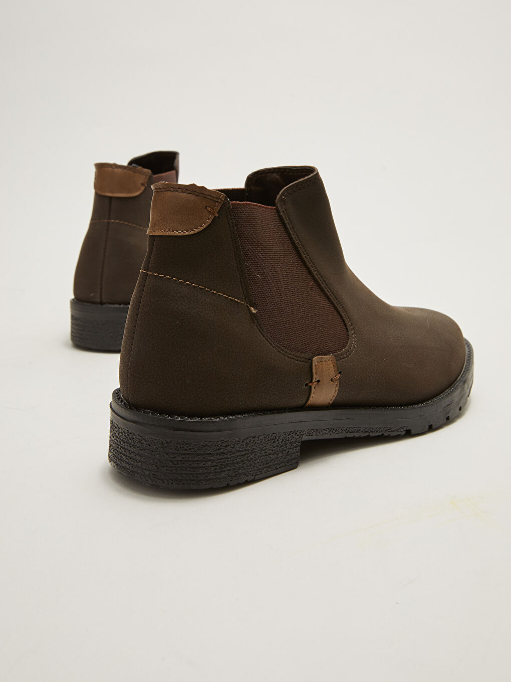 Kahverengi Yanları Lastikli Erkek Bilek Boy Bot-4