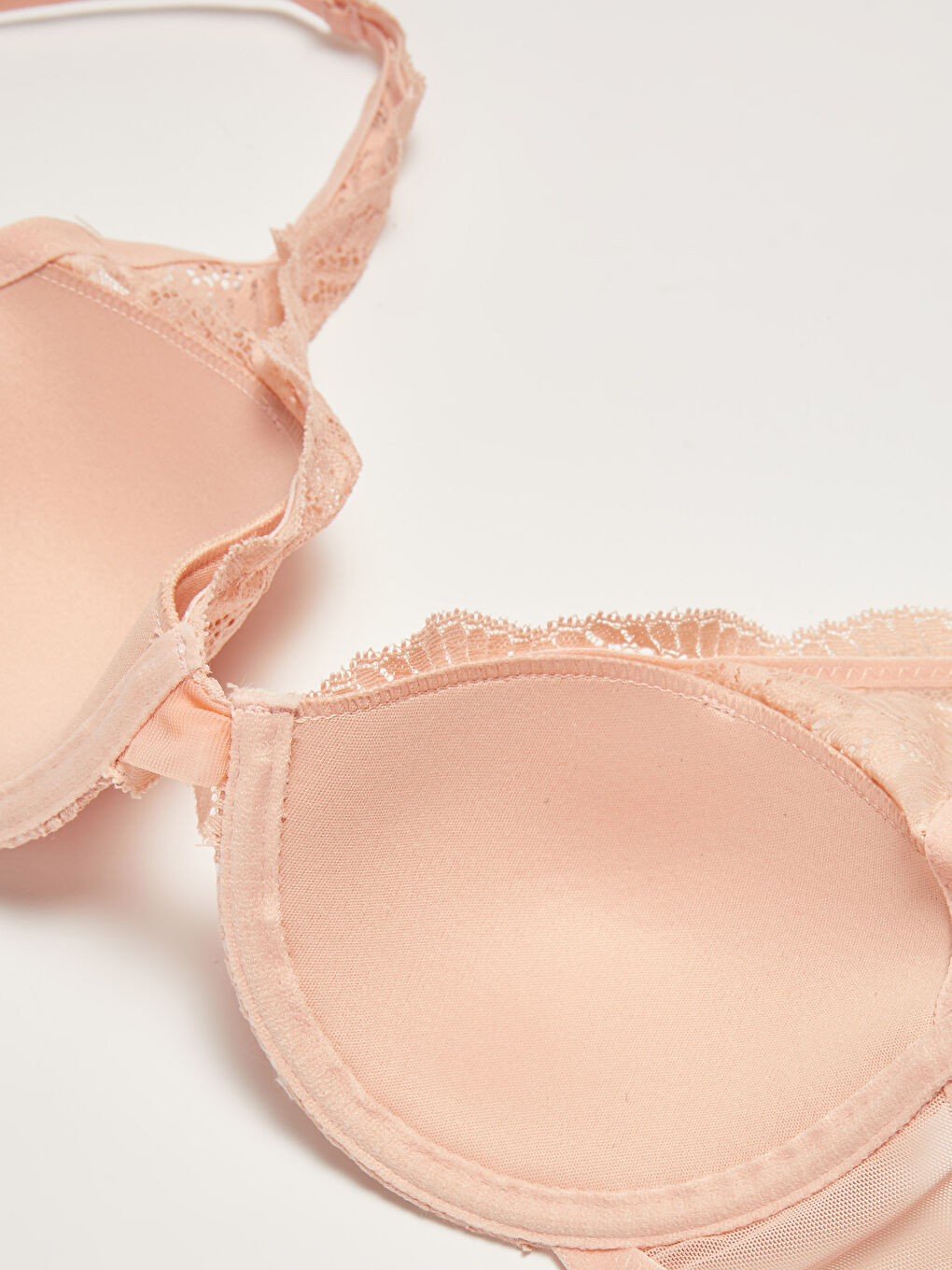 LCW DREAM Underwire Lace Detail T-Shirt Bra -W18913Z8-GAF