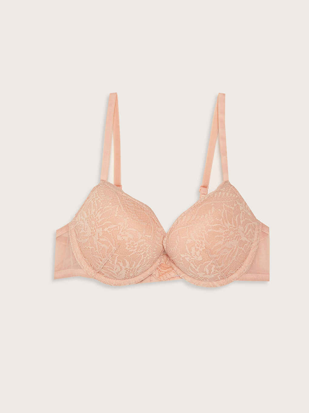 Wired Padded Lace Detailed T-Shirt Bra