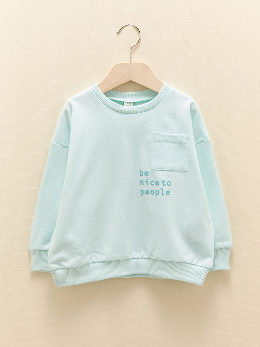 Crew Neck Long Sleeve Printed Baby Boys' Sweatshirt-3