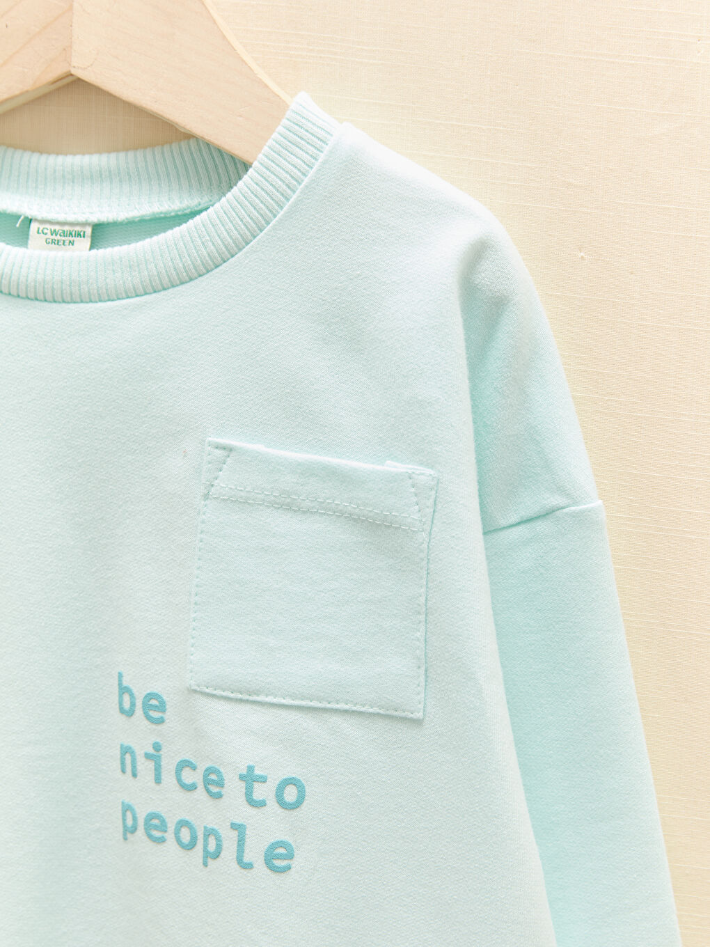 Crew Neck Long Sleeve Printed Baby Boys' Sweatshirt-5