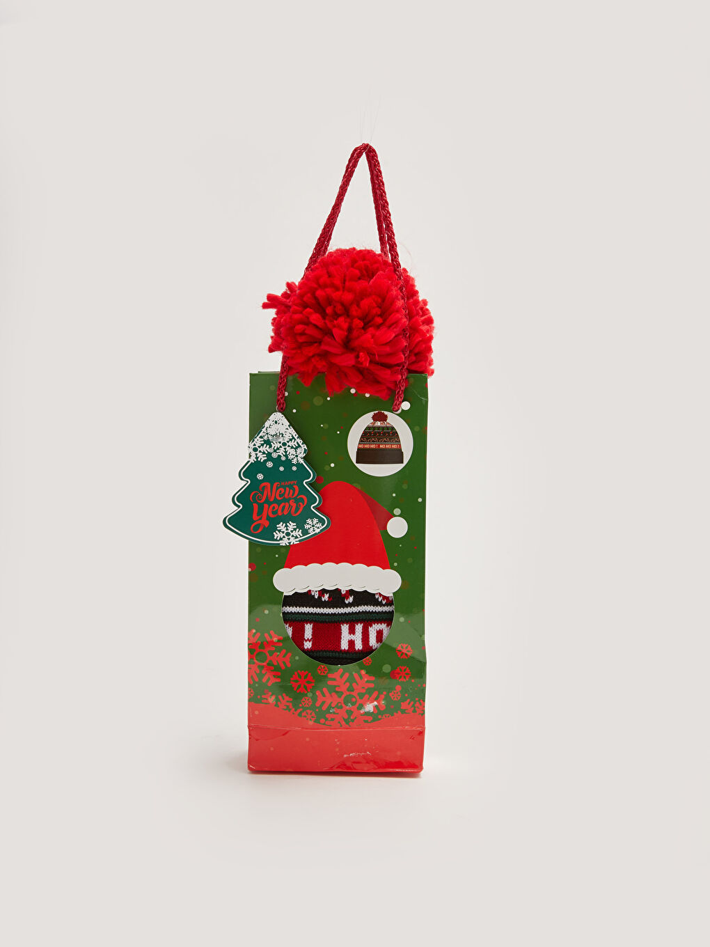 Karışık Yılbaşı Temalı Erkek Triko Bere-1